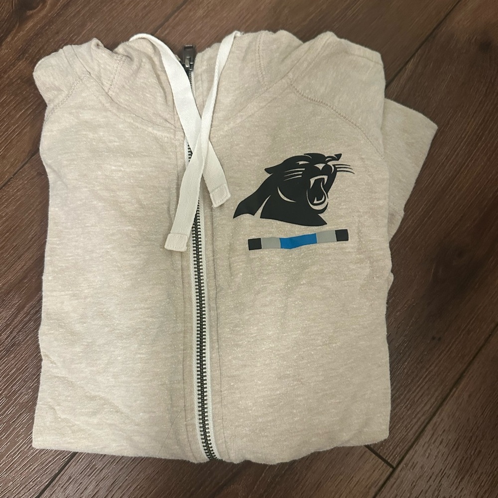 Nike Kids Beige Hoodie with Panther Graphic